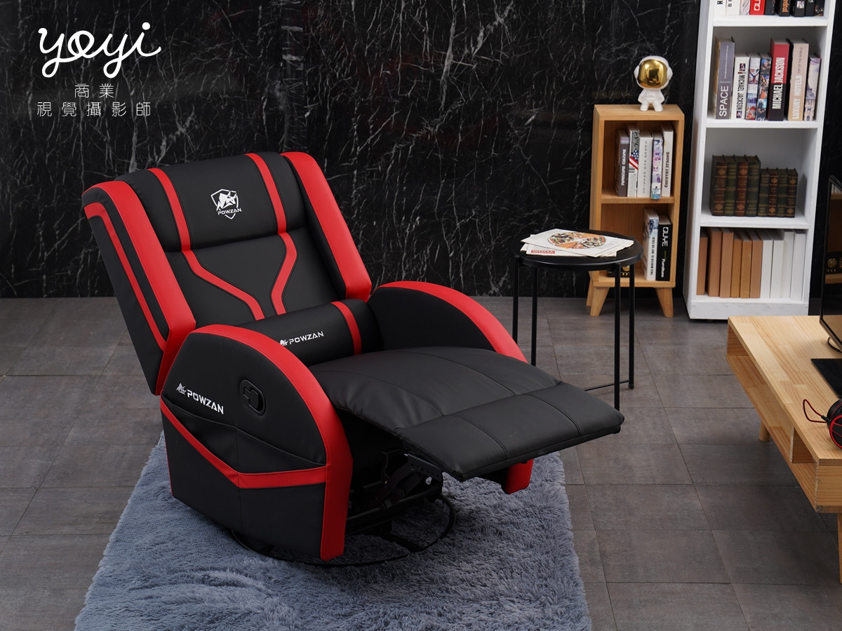 電競椅攝影｜紅黑配色機能電競椅賽博龐克光影攝影家具商品攝影 17