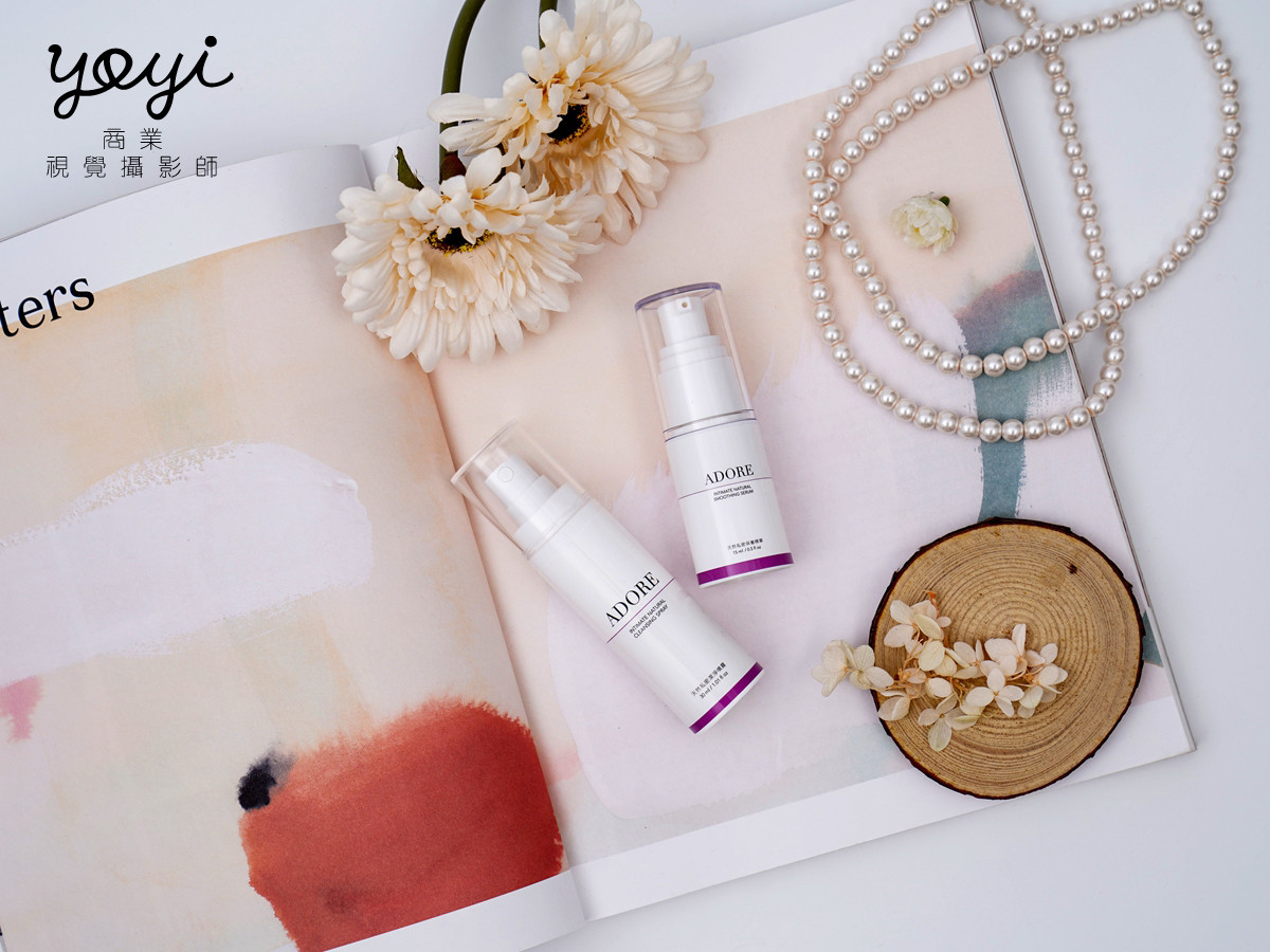 美妝保養品攝影｜生醫肌膚保養系列與紫色氛圍美感攝影 17