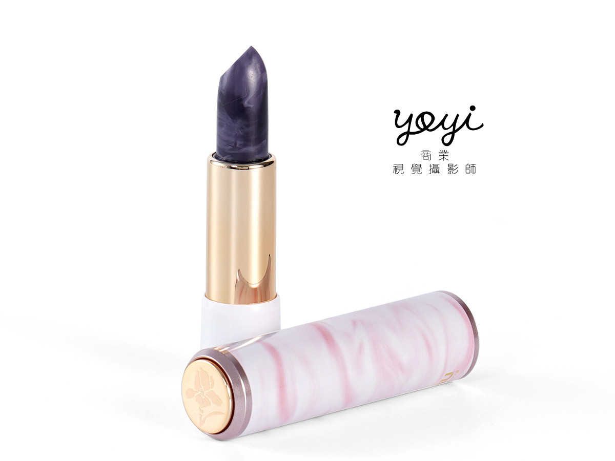 口紅攝影｜多色繽紛口紅與浪漫花卉佈置美感攝影 29