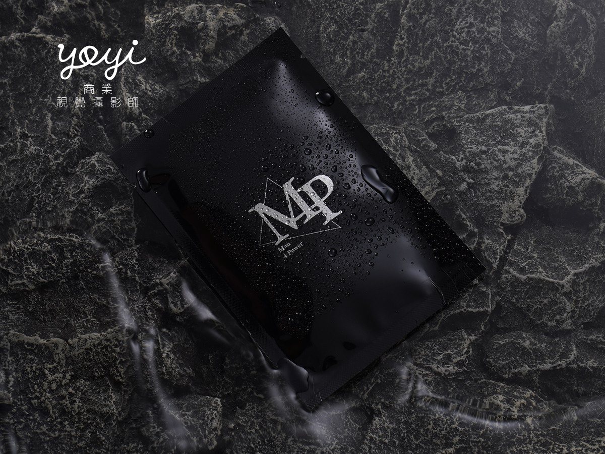 面膜攝影｜黑系極簡面膜包裝設計與專業視覺攝影 5