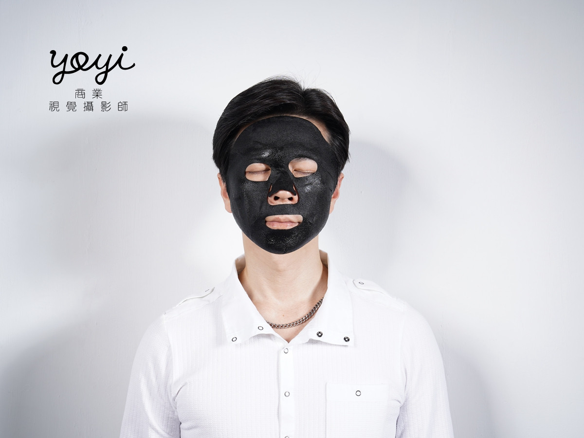 面膜攝影｜黑系極簡面膜包裝設計與專業視覺攝影 43