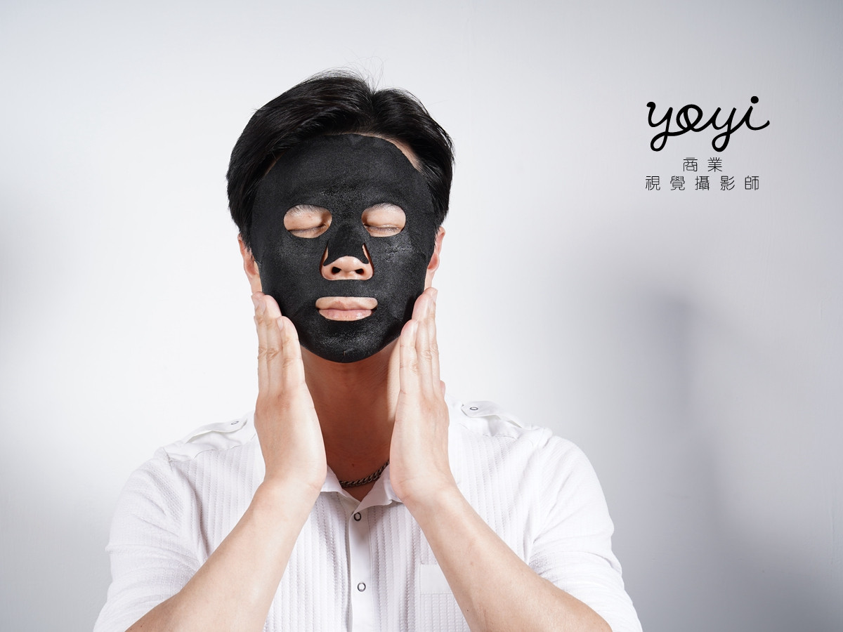 面膜攝影｜黑系極簡面膜包裝設計與專業視覺攝影 45