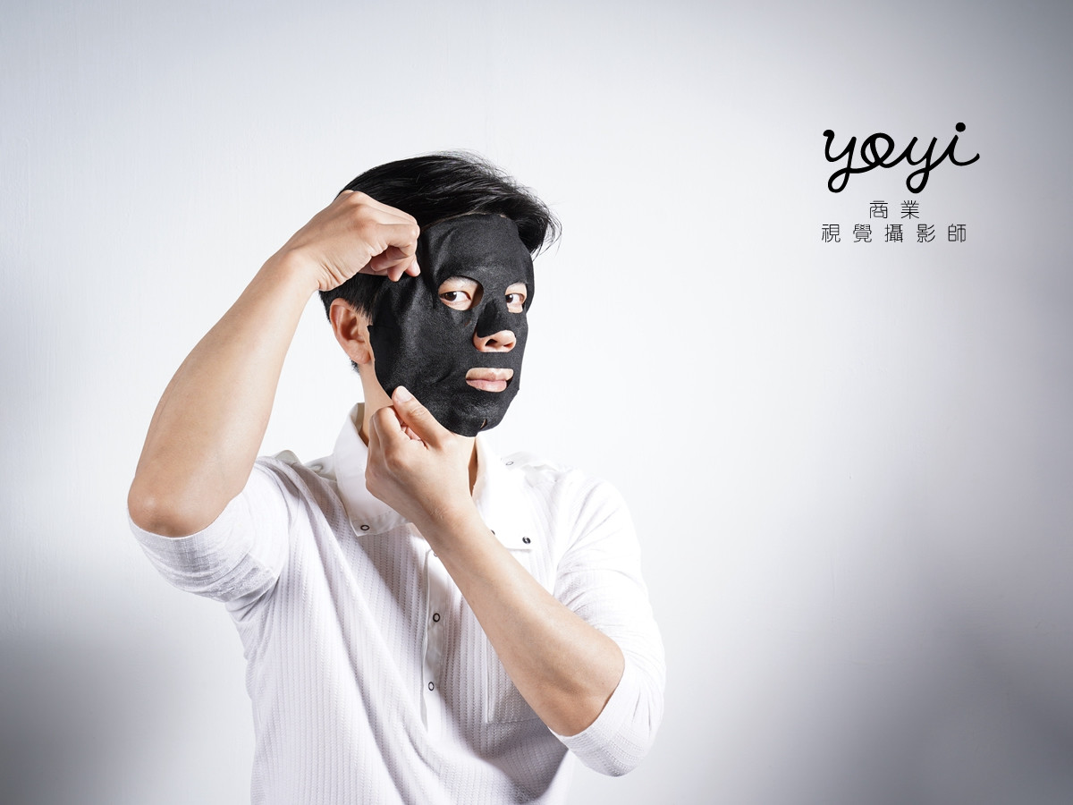 面膜攝影｜黑系極簡面膜包裝設計與專業視覺攝影 49