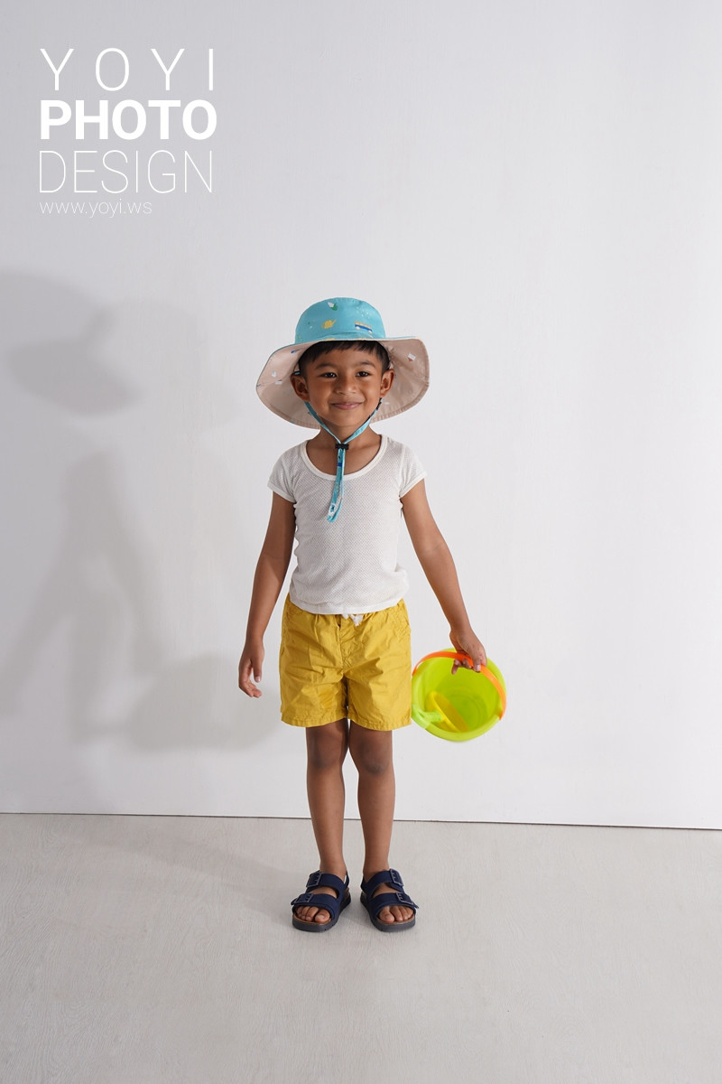 兒童用品攝影｜兒童草帽與編織包包小模特兒實穿情境攝影 49
