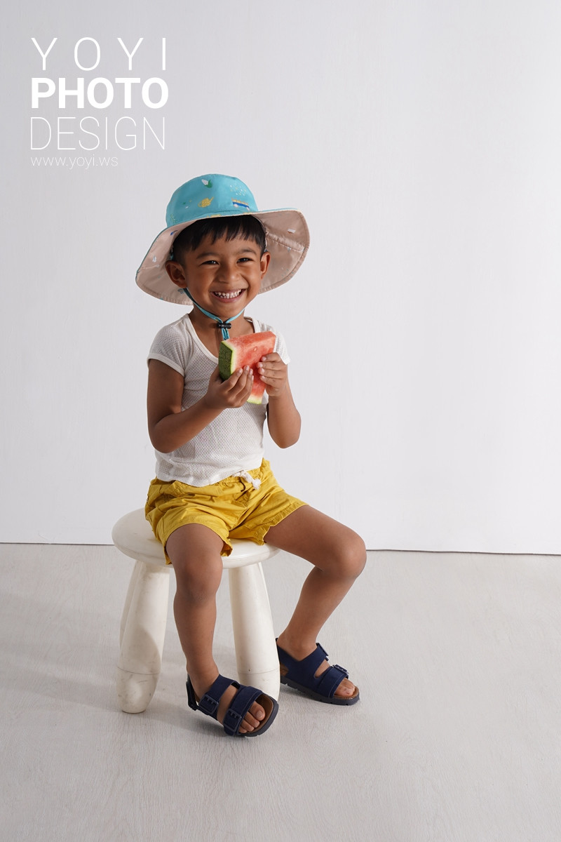 兒童用品攝影｜兒童草帽與編織包包小模特兒實穿情境攝影 55