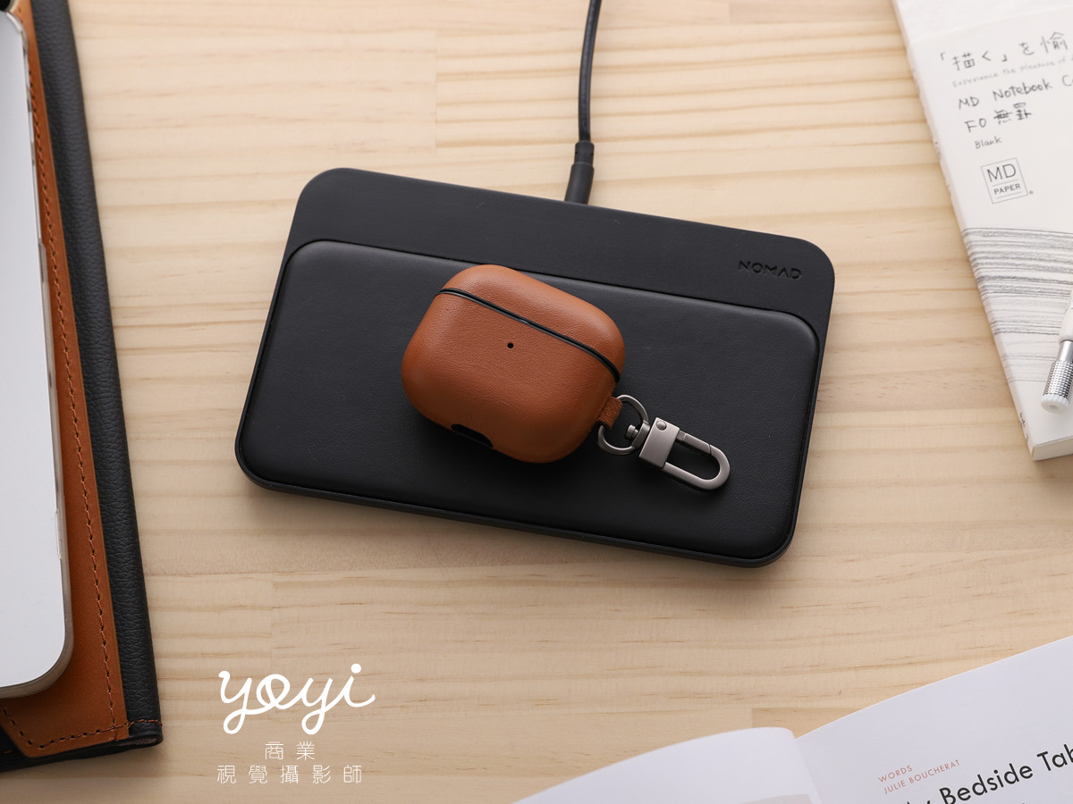 3C配件商品攝影｜藍芽耳機皮革保護殼與精品配件細節攝影 5