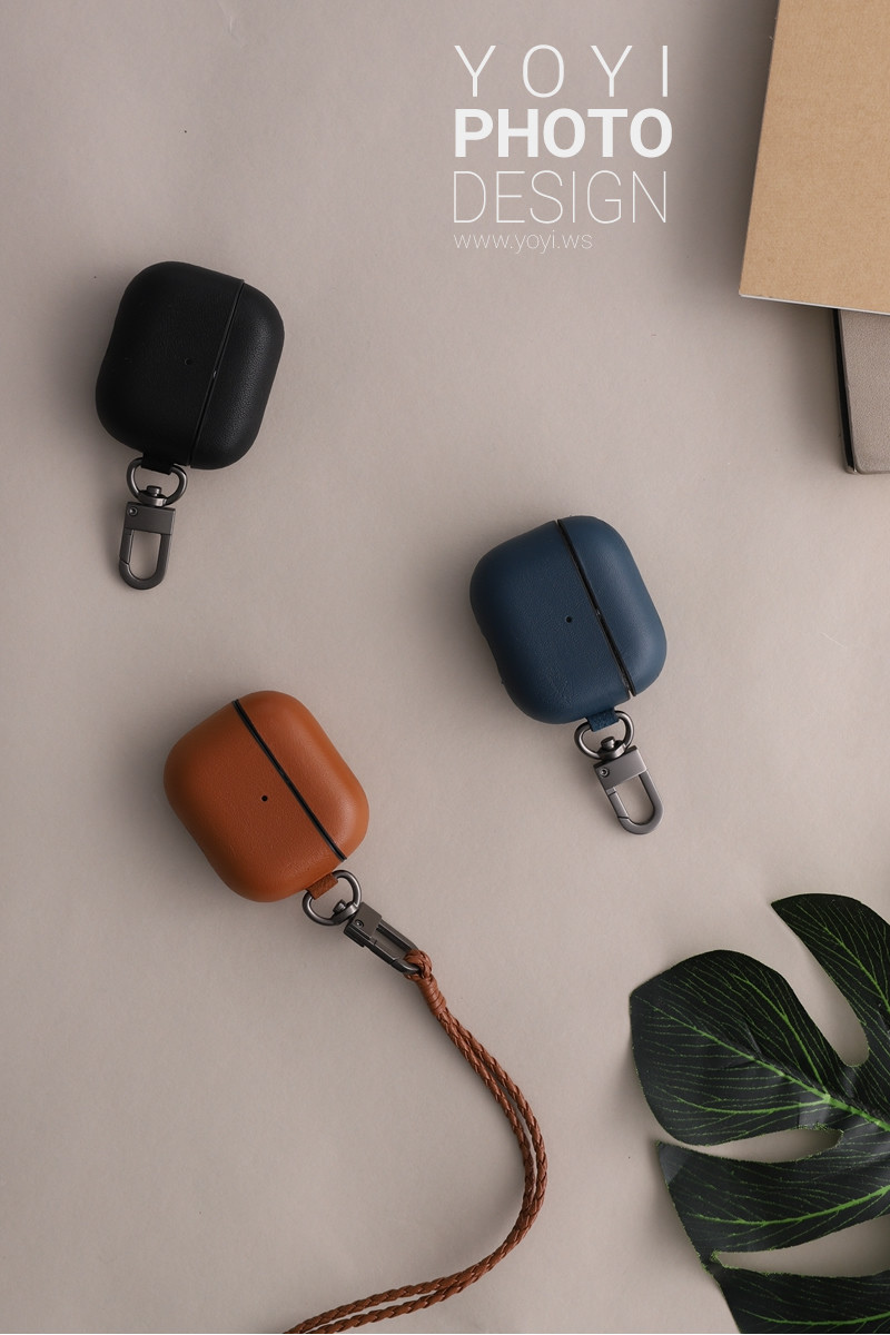 3C配件商品攝影｜藍芽耳機皮革保護殼與精品配件細節攝影 9