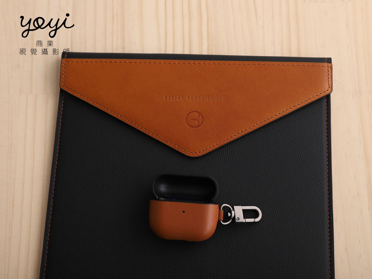 3C配件商品攝影｜藍芽耳機皮革保護殼與精品配件細節攝影 17