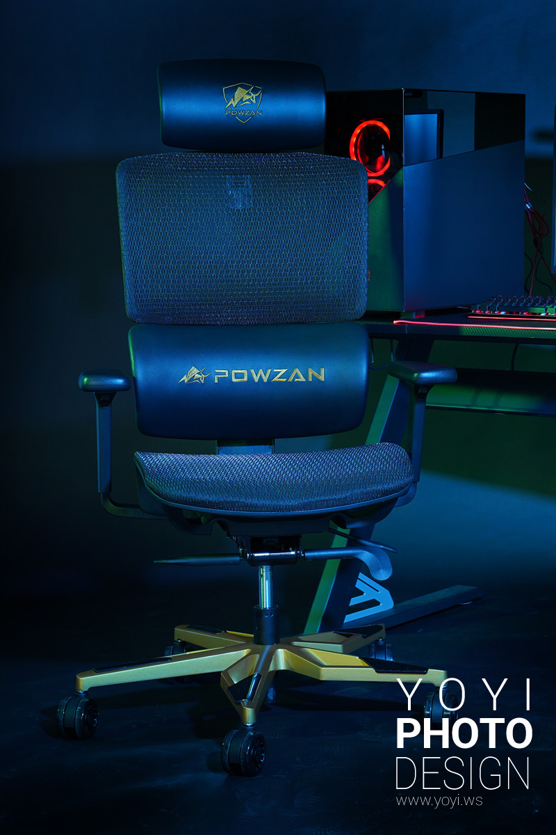 電競椅攝影｜賽博龐克風電競椅與 RGB 霓虹光影情境攝影 47