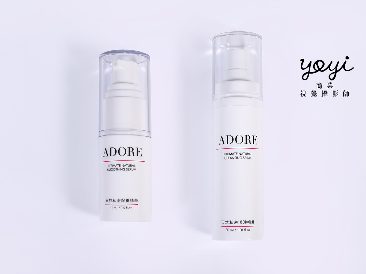美妝保養品攝影｜ADORE 專業護膚系列與純白簡約視覺攝影 9