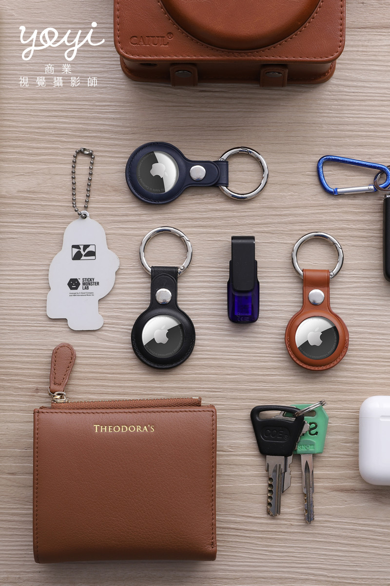 APPLEtag配件攝影｜AirTag 皮革保護套與精品配件細節攝影 13