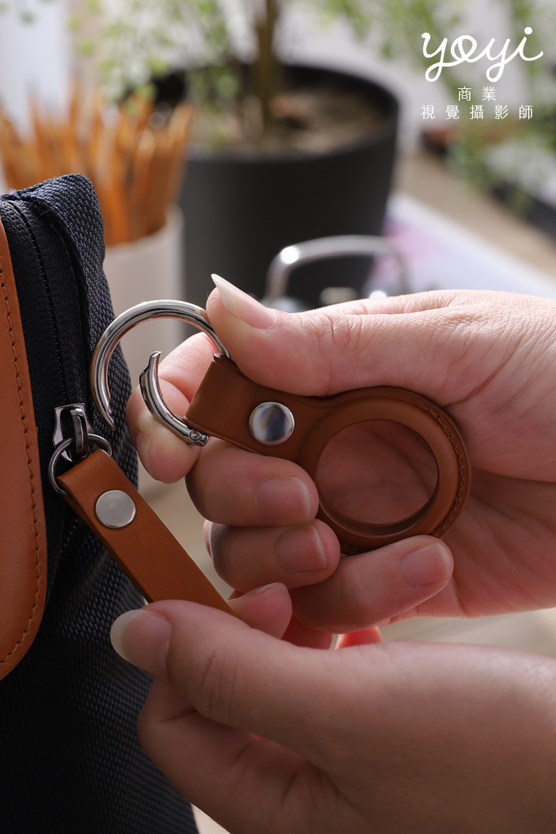 APPLEtag配件攝影｜AirTag 皮革保護套與精品配件細節攝影 21