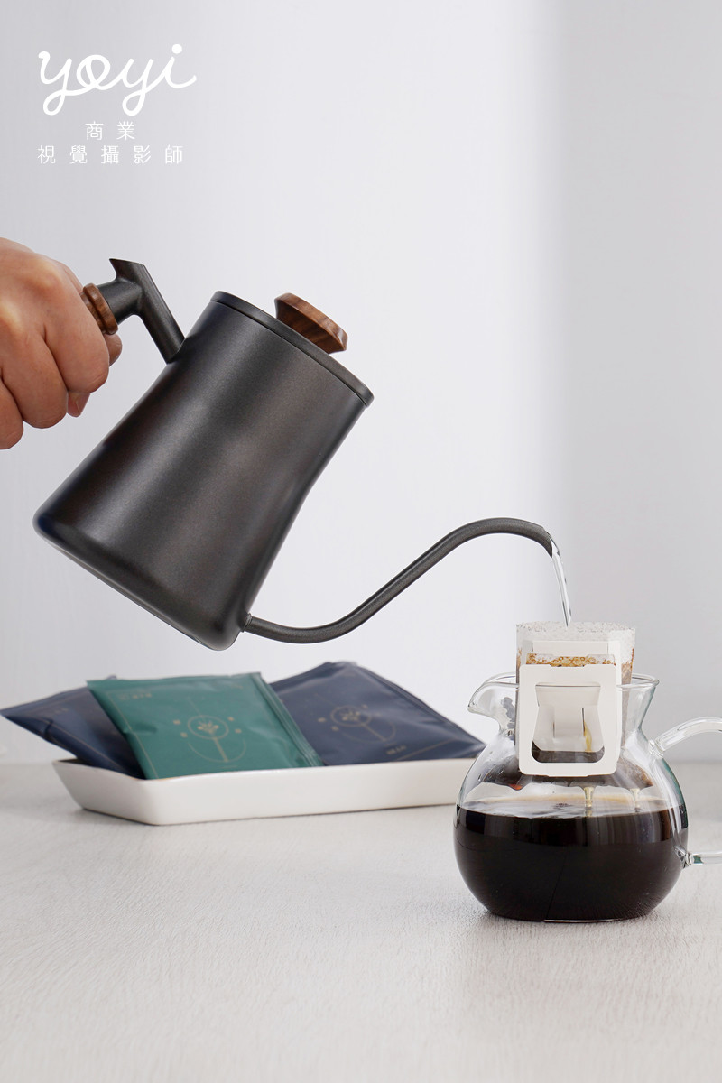 咖啡食品攝影｜專業手沖咖啡組與精緻咖啡沖泡情境攝影 5
