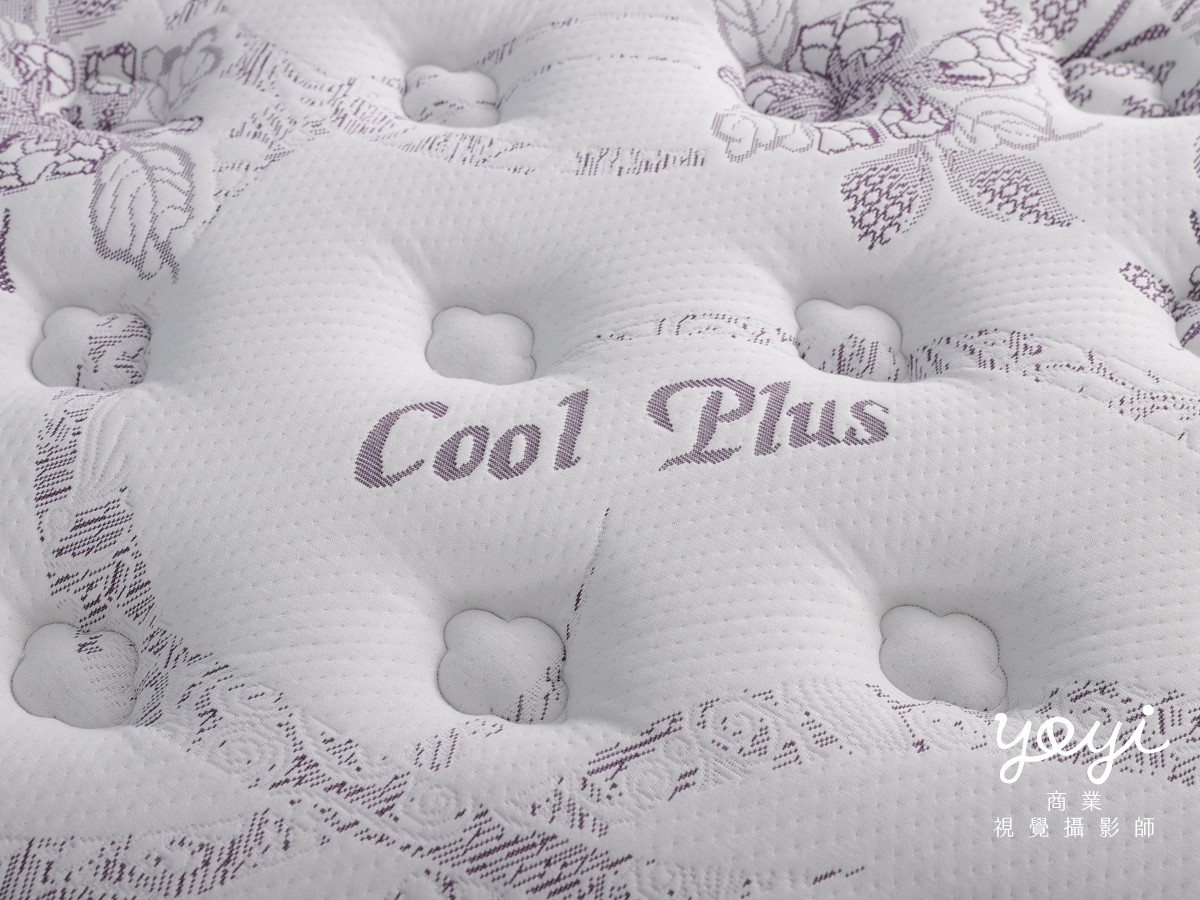 床墊商品攝影｜現代風灰色布質床架與機能床墊居家情境攝影 19