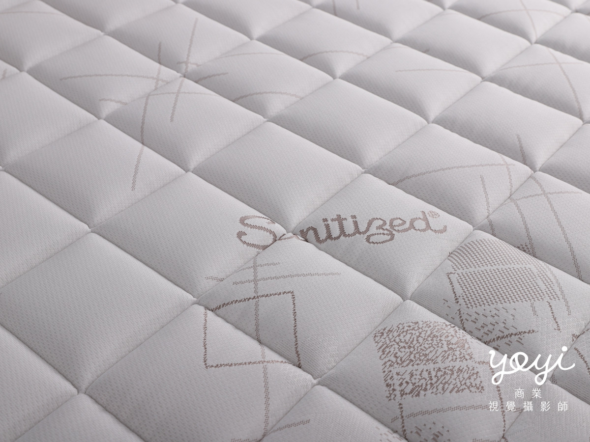 床墊商品攝影｜現代風灰色布質床架與機能床墊居家情境攝影 33