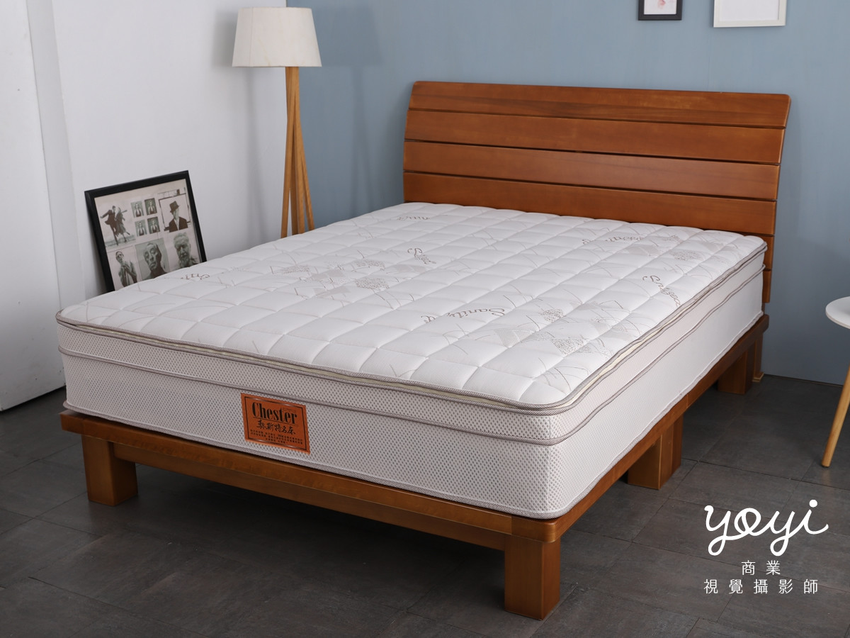 床墊商品攝影｜現代風灰色布質床架與機能床墊居家情境攝影 39