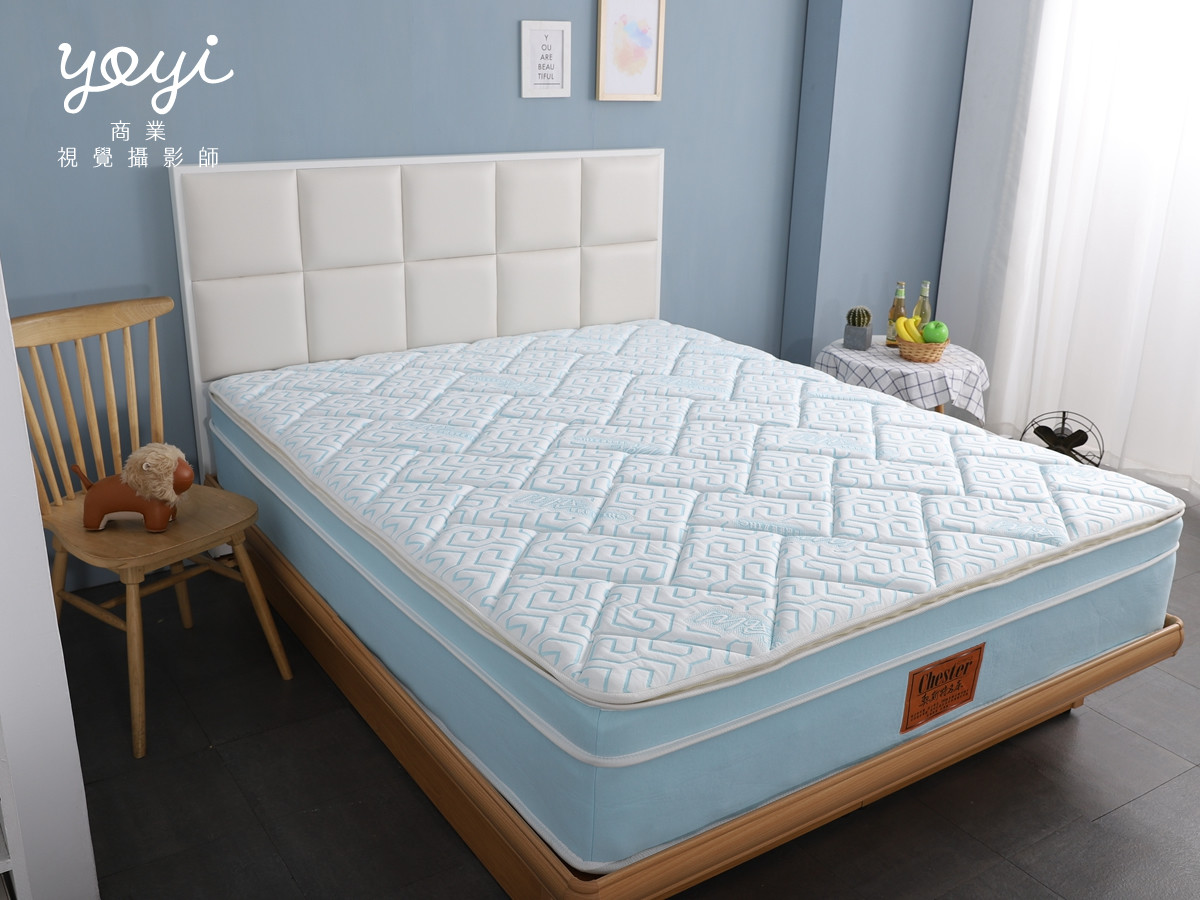 床墊商品攝影｜現代風灰色布質床架與機能床墊居家情境攝影 89