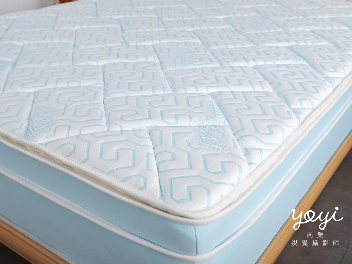 床墊商品攝影｜現代風灰色布質床架與機能床墊居家情境攝影 91