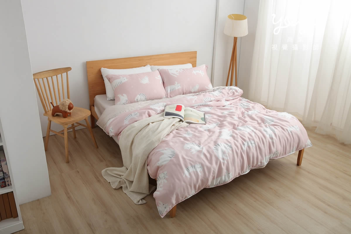 寢具商品攝影｜灰白質感碎花雙人床包組居家風格攝影 43