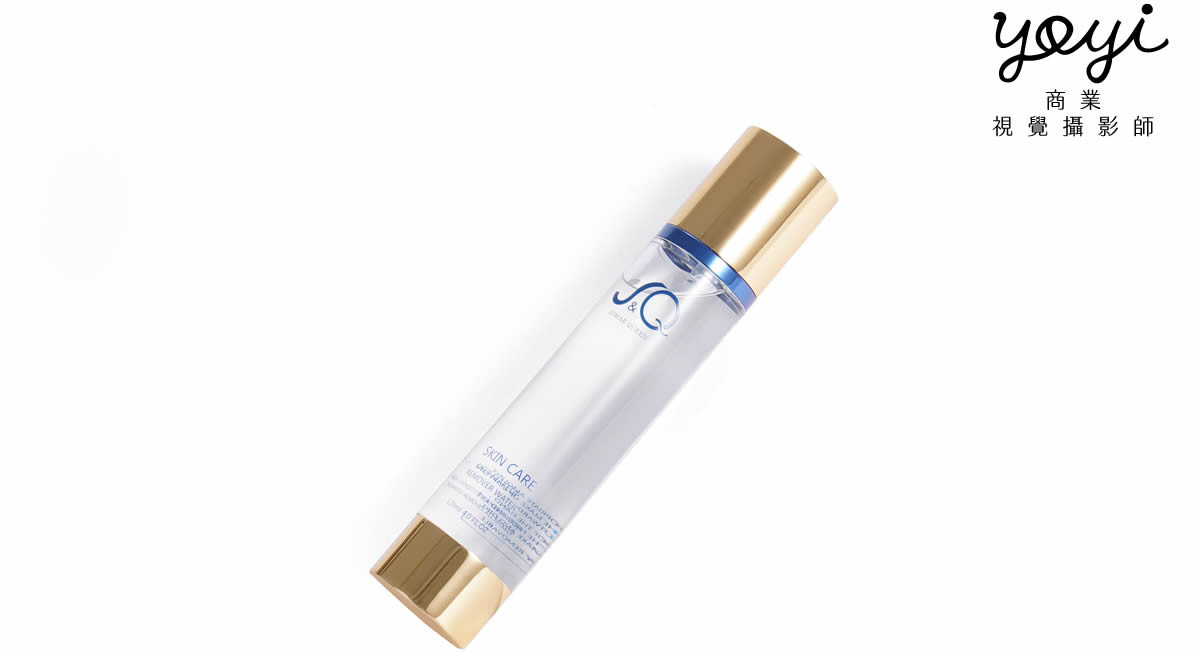 手工香皂攝影｜純白極簡保濕精華與石紋底座美感特寫攝影 5