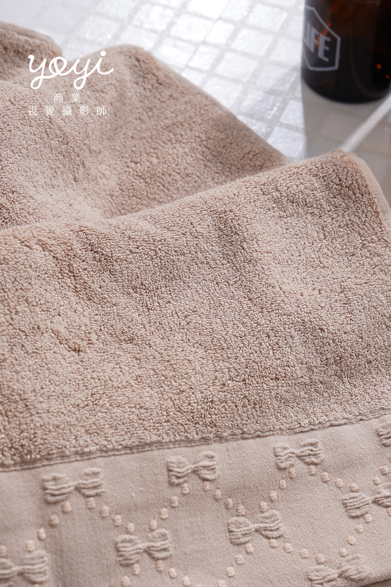 毛巾商品攝影｜粉嫩色系柔軟浴巾組合與居家生活美學情境攝影 21