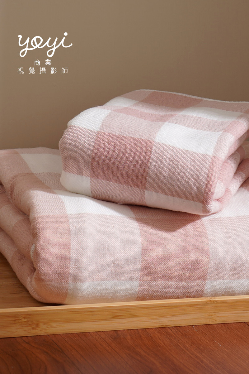 毛巾商品攝影｜粉嫩色系柔軟浴巾組合與居家生活美學情境攝影 33