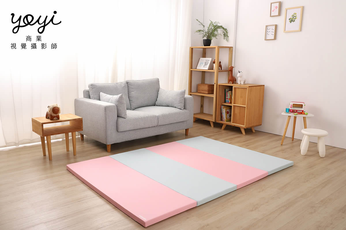兒童用品攝影｜粉色安全護欄與幼兒居家生活情境攝影 7