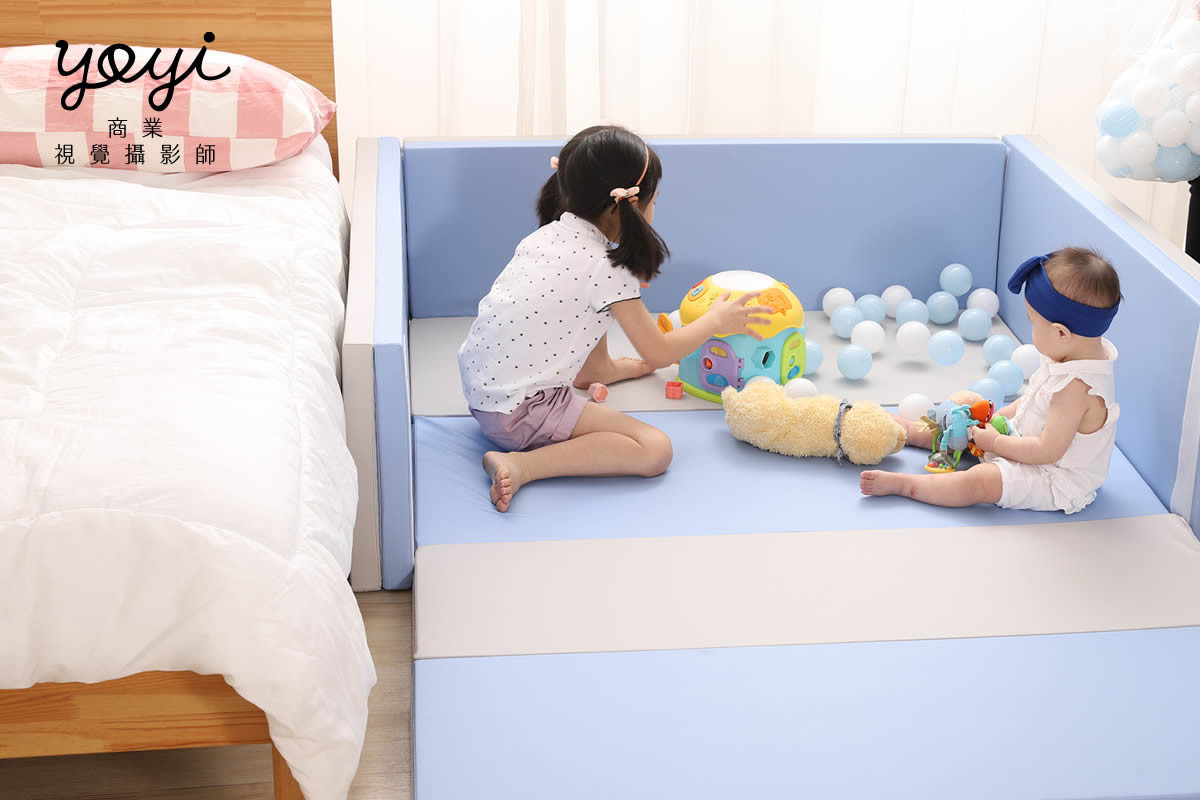 兒童用品攝影｜粉色安全護欄與幼兒居家生活情境攝影 131