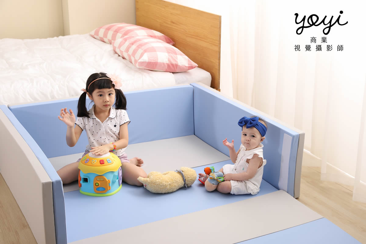 兒童用品攝影｜粉色安全護欄與幼兒居家生活情境攝影 137