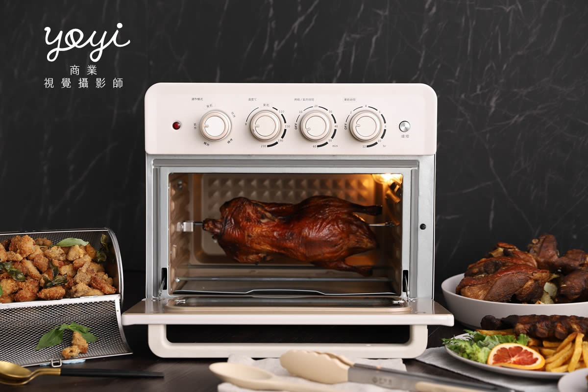 廚電商品攝影｜白色簡約風家用烤箱烘焙美味情境攝影 11