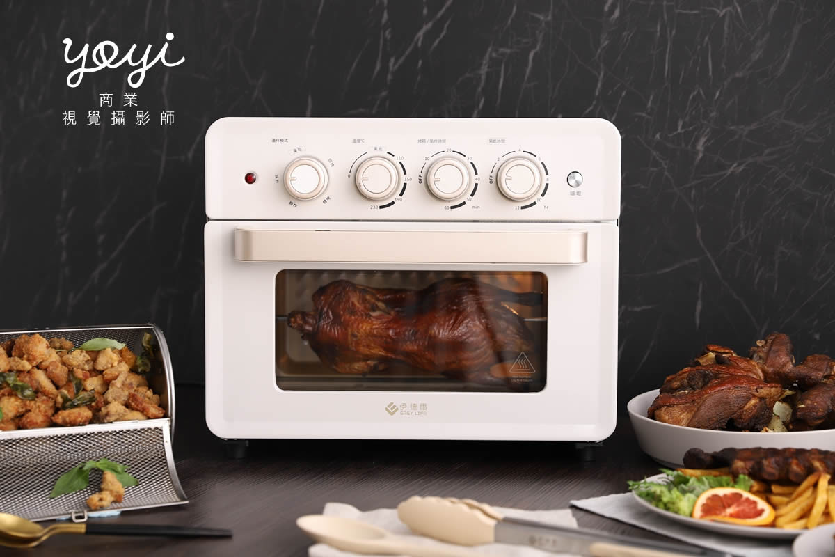 廚電商品攝影｜白色簡約風家用烤箱烘焙美味情境攝影 13