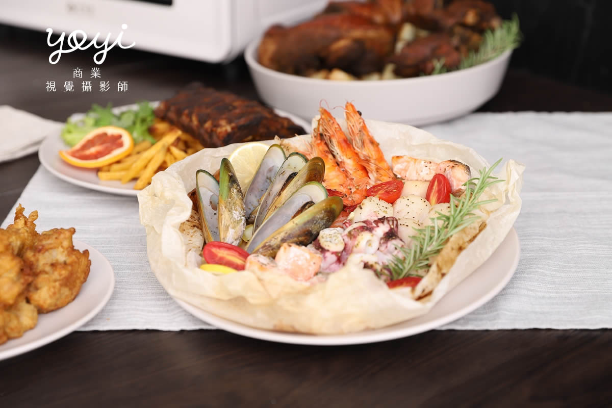 廚電商品攝影｜白色簡約風家用烤箱烘焙美味情境攝影 15