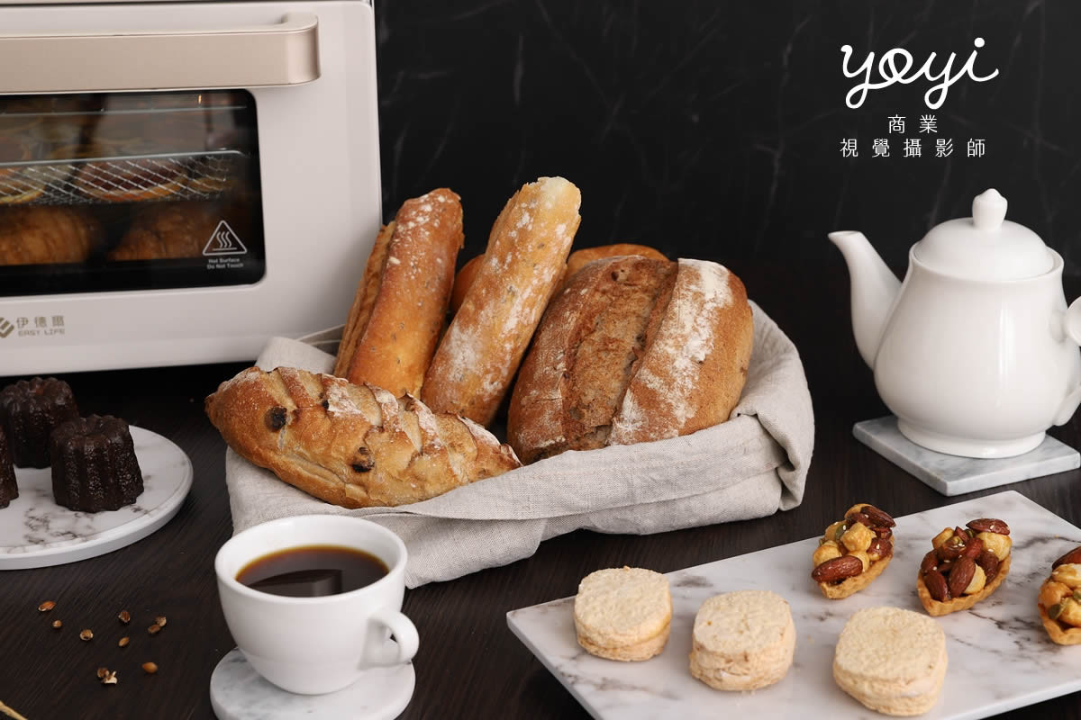 廚電商品攝影｜白色簡約風家用烤箱烘焙美味情境攝影 31