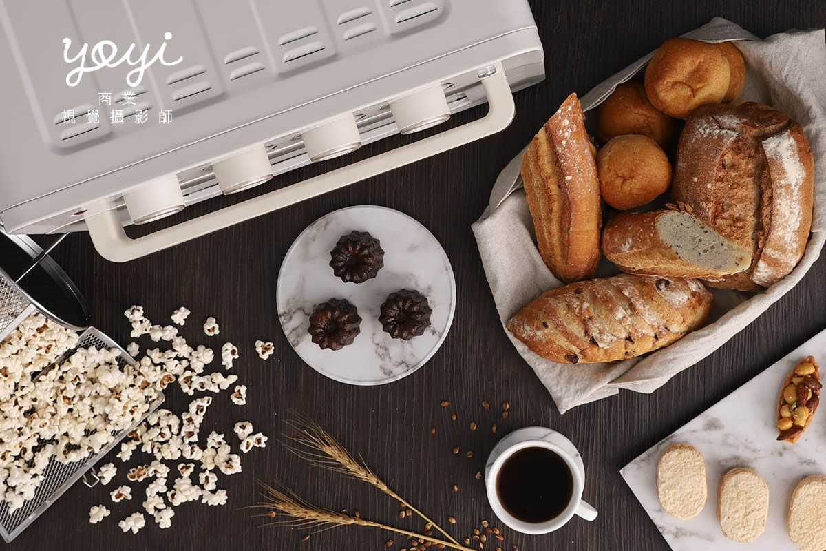 廚電商品攝影｜白色簡約風家用烤箱烘焙美味情境攝影 33