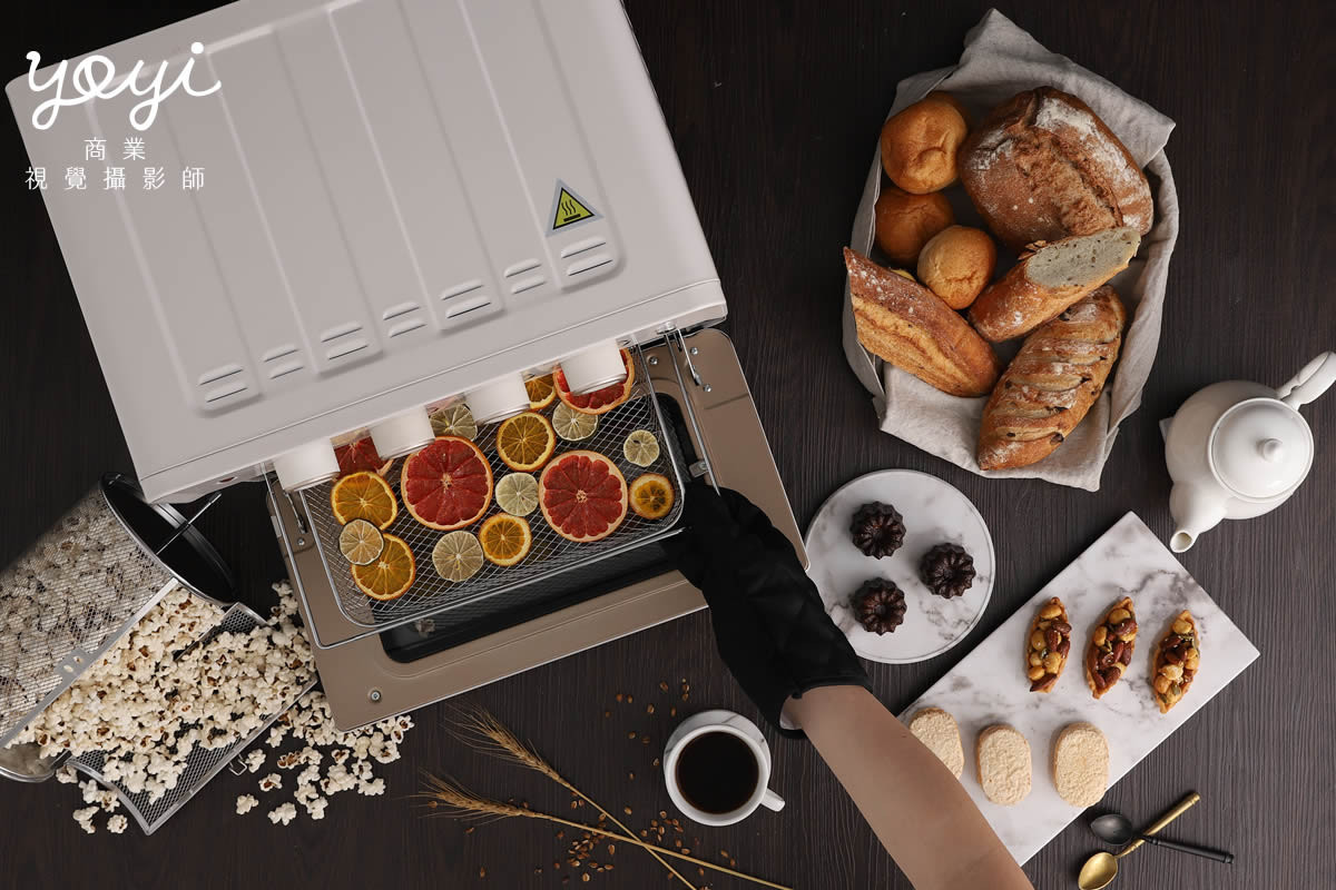 廚電商品攝影｜白色簡約風家用烤箱烘焙美味情境攝影 37
