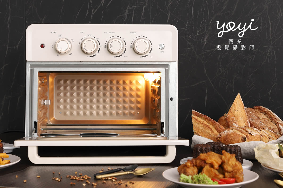 廚電商品攝影｜白色簡約風家用烤箱烘焙美味情境攝影 49