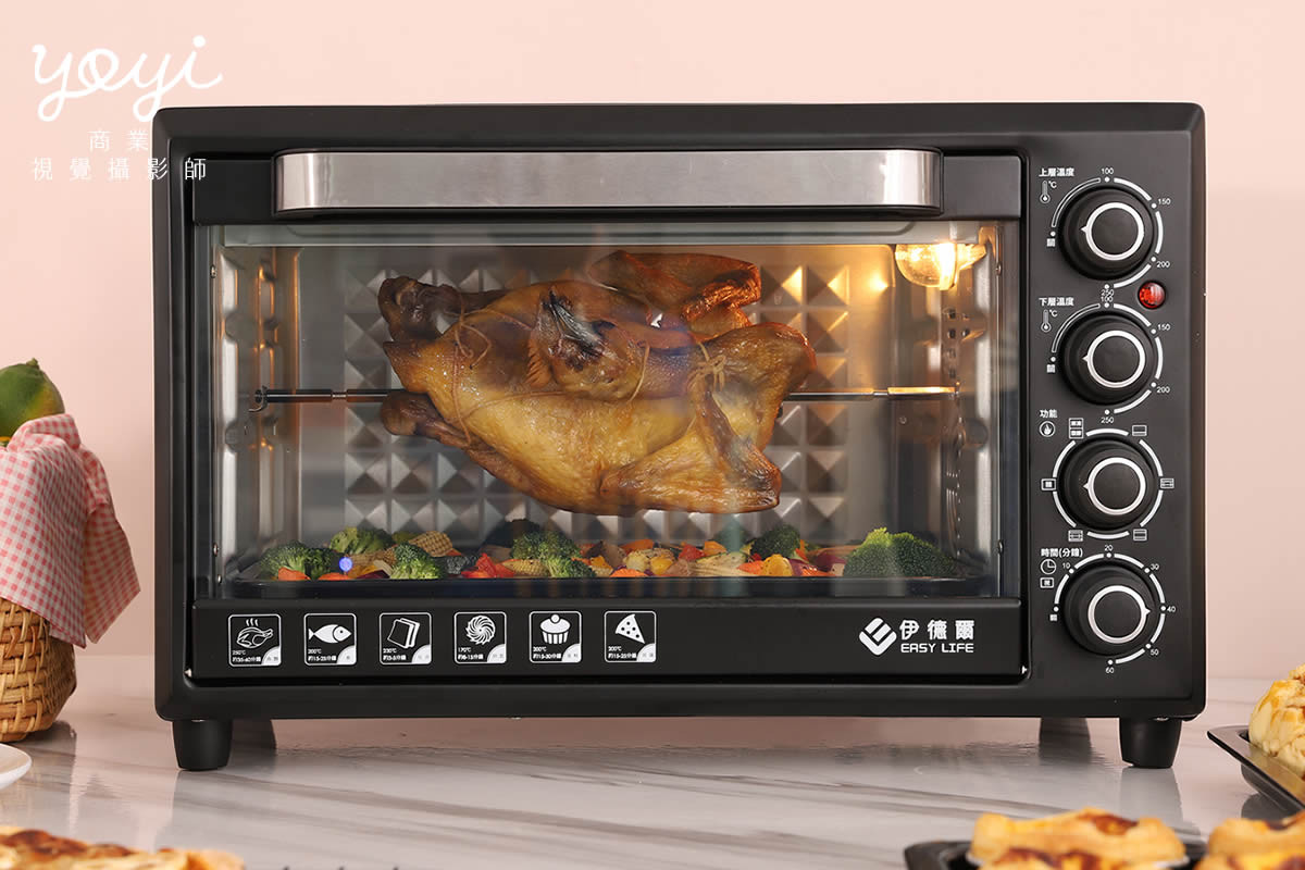 廚電商品攝影｜白色簡約風家用烤箱烘焙美味情境攝影 67