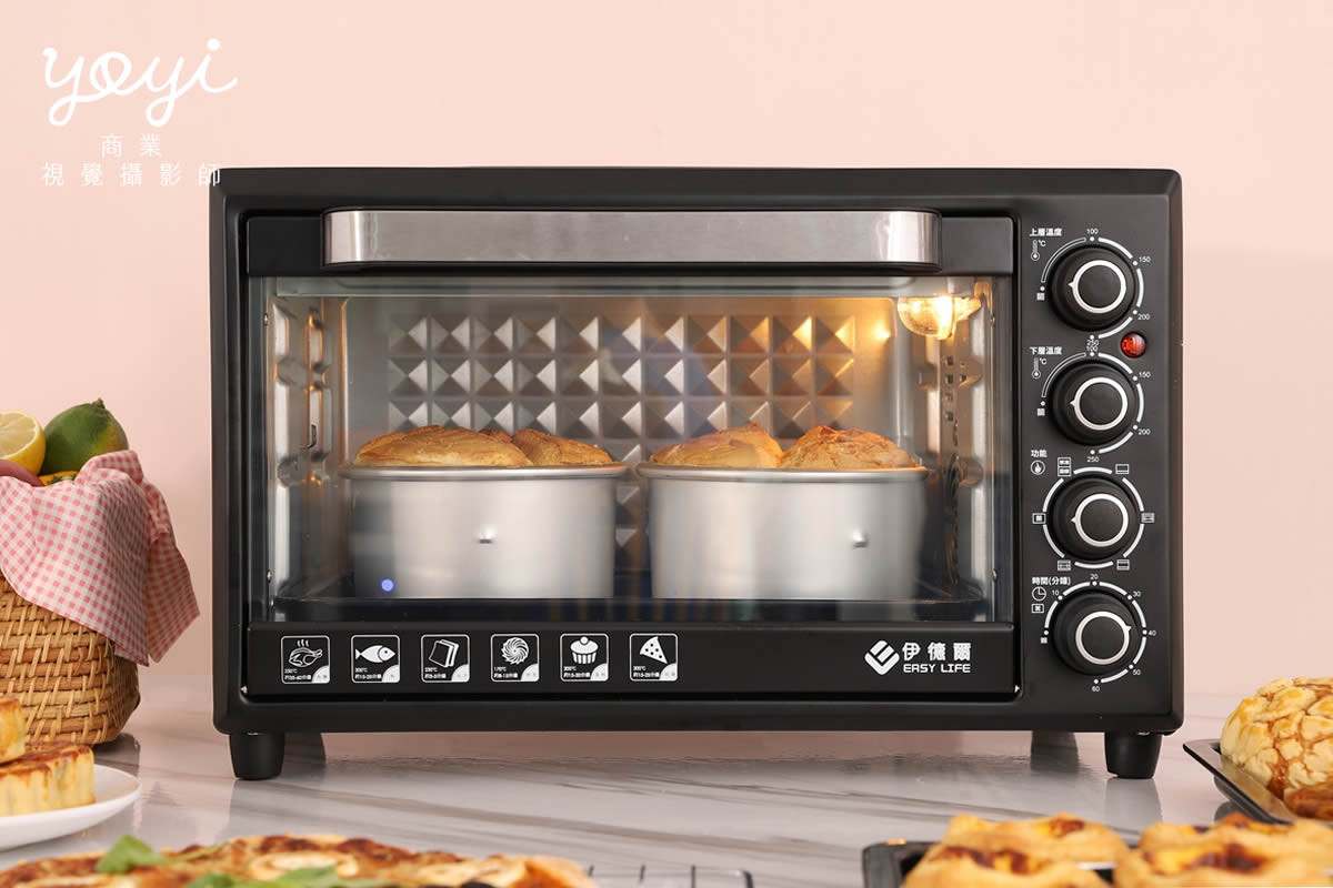 廚電商品攝影｜白色簡約風家用烤箱烘焙美味情境攝影 73