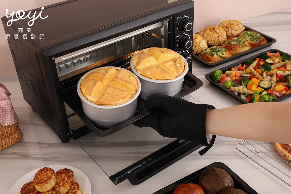 廚電商品攝影｜白色簡約風家用烤箱烘焙美味情境攝影 85