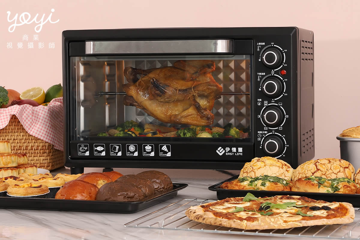 廚電商品攝影｜白色簡約風家用烤箱烘焙美味情境攝影 91