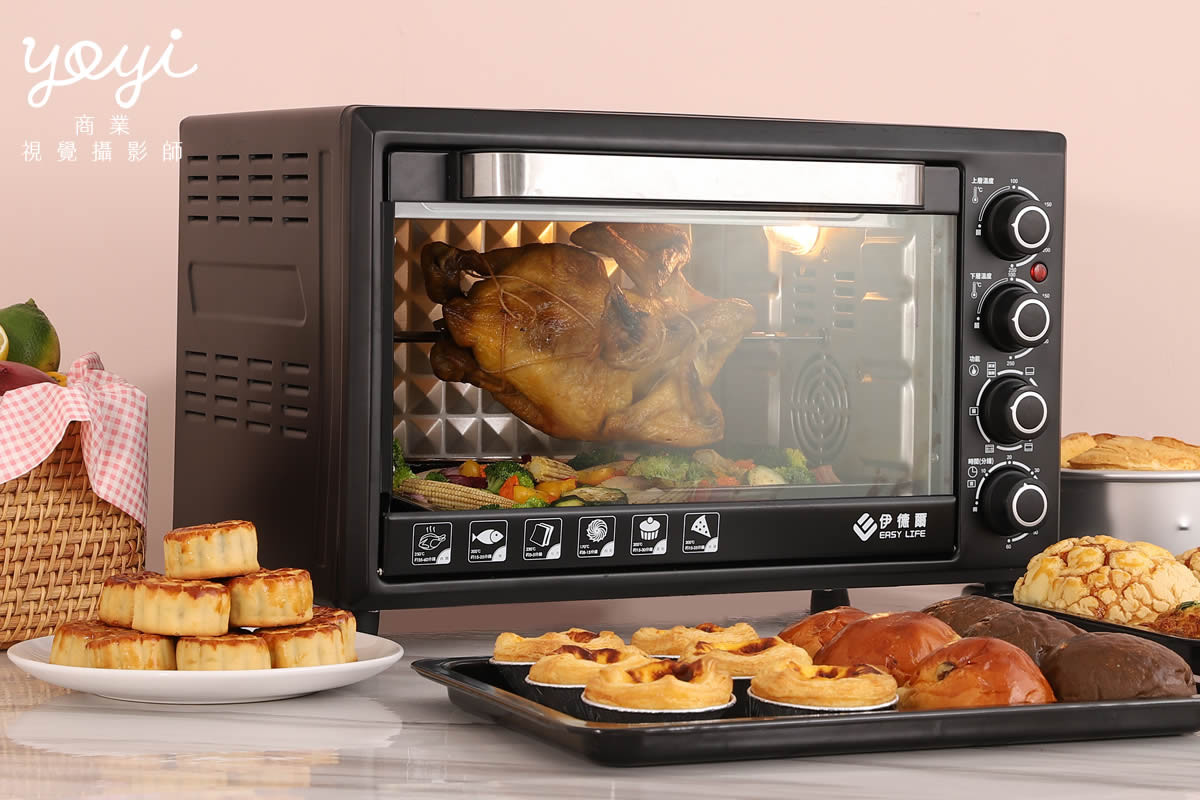 廚電商品攝影｜白色簡約風家用烤箱烘焙美味情境攝影 93