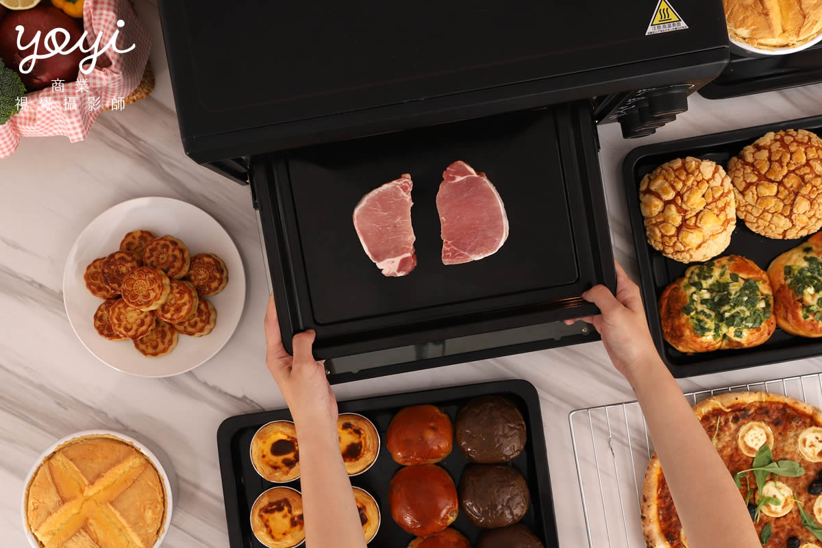 廚電商品攝影｜白色簡約風家用烤箱烘焙美味情境攝影 99