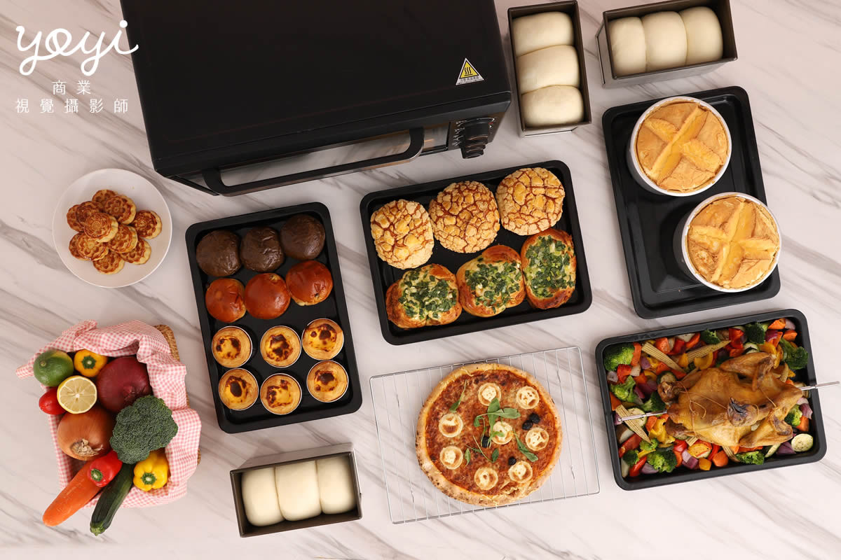 廚電商品攝影｜白色簡約風家用烤箱烘焙美味情境攝影 101