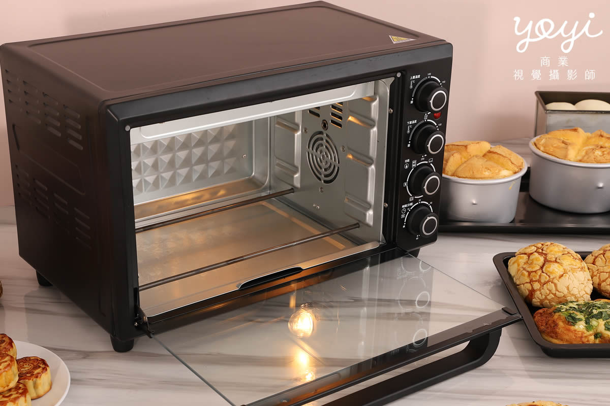 廚電商品攝影｜白色簡約風家用烤箱烘焙美味情境攝影 103