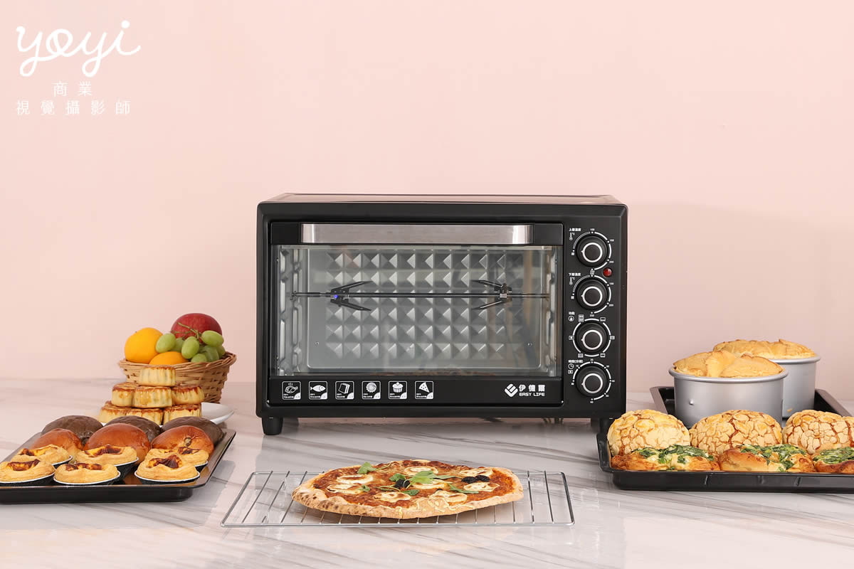 廚電商品攝影｜白色簡約風家用烤箱烘焙美味情境攝影 109