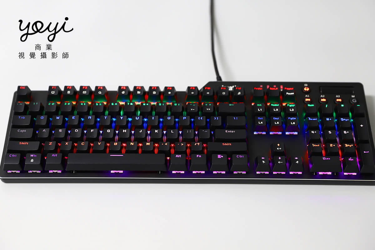 電競商品攝影｜電競螢幕鍵盤耳機 RGB 炫彩情境攝影 33