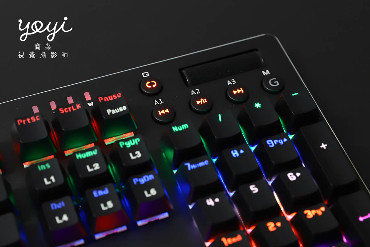 電競商品攝影｜電競螢幕鍵盤耳機 RGB 炫彩情境攝影 35