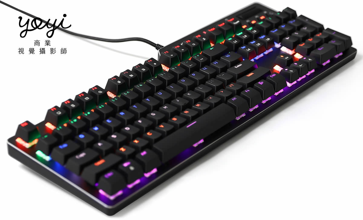 電競商品攝影｜電競螢幕鍵盤耳機 RGB 炫彩情境攝影 43