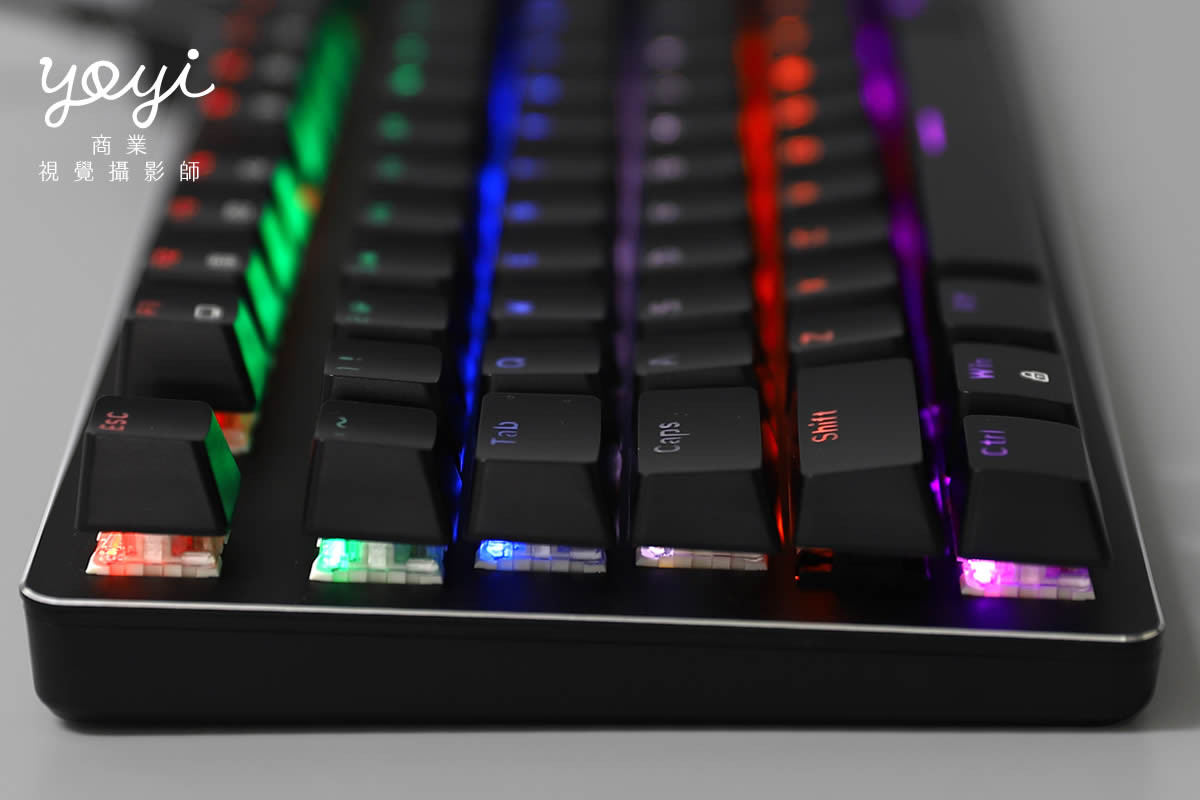 電競商品攝影｜電競螢幕鍵盤耳機 RGB 炫彩情境攝影 45