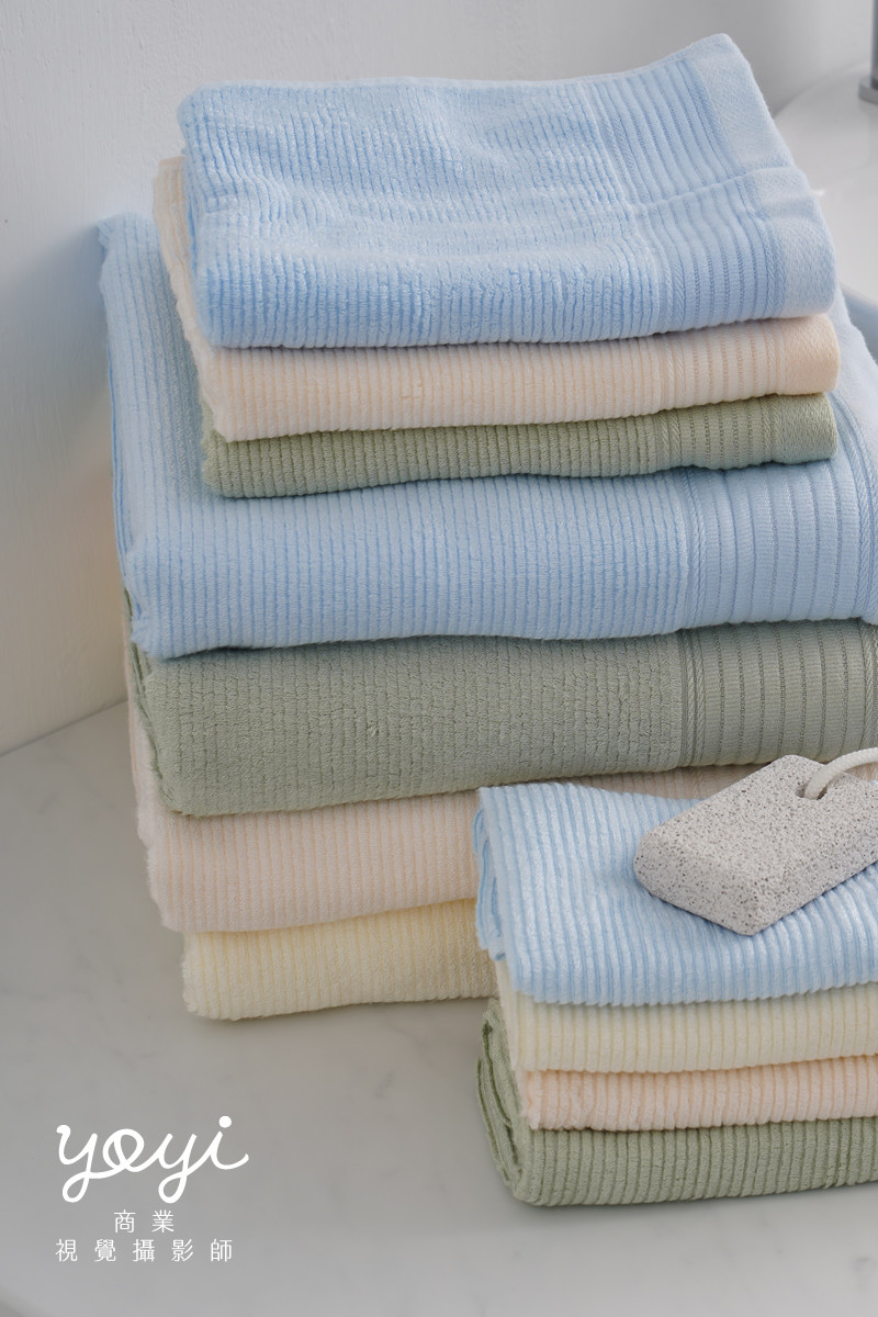 毛巾商品攝影｜質感灰粉配色浴巾與衛浴空間生活美學攝影 29